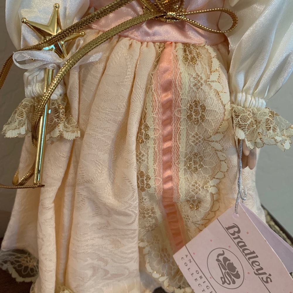 BRADLEYS DOLLS LIMITED EDITION VINTAGE NIB BEAUTIFUL PORCELAIN FAIRY GODMOTHER - Picture 9 of 10